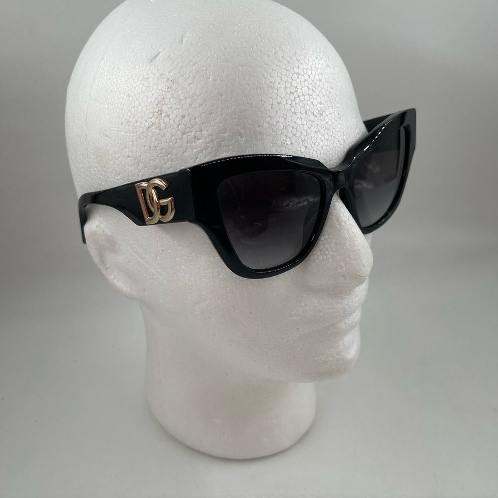 NEW! Dolce & Gabbana Women’s DG4404 Black w/Grey Gradient Cat Eye Sunglasses